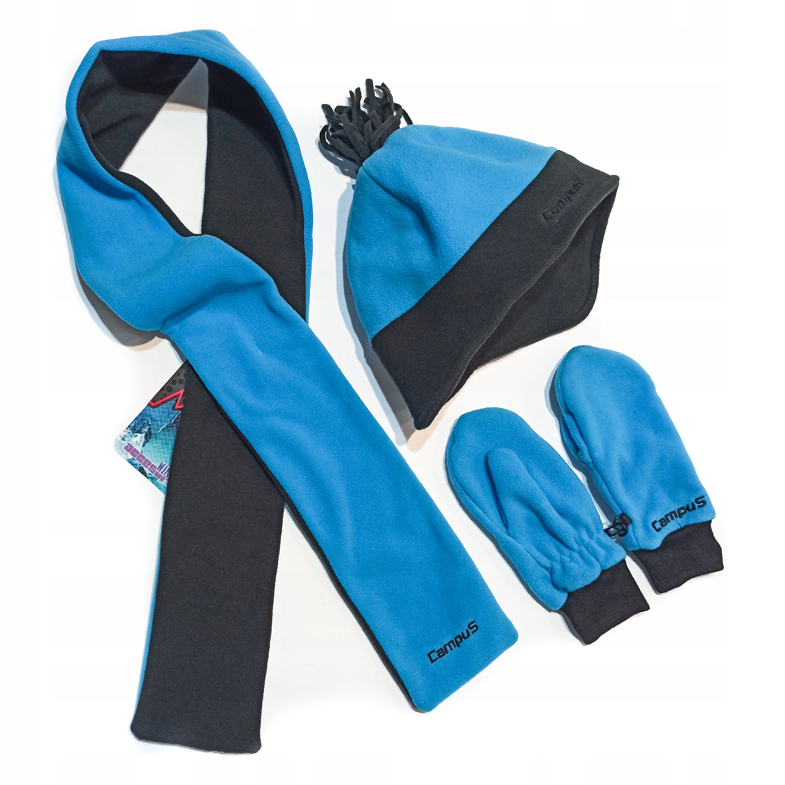 

Czapka szalik rękawiczki Pompi Junior Set Campus