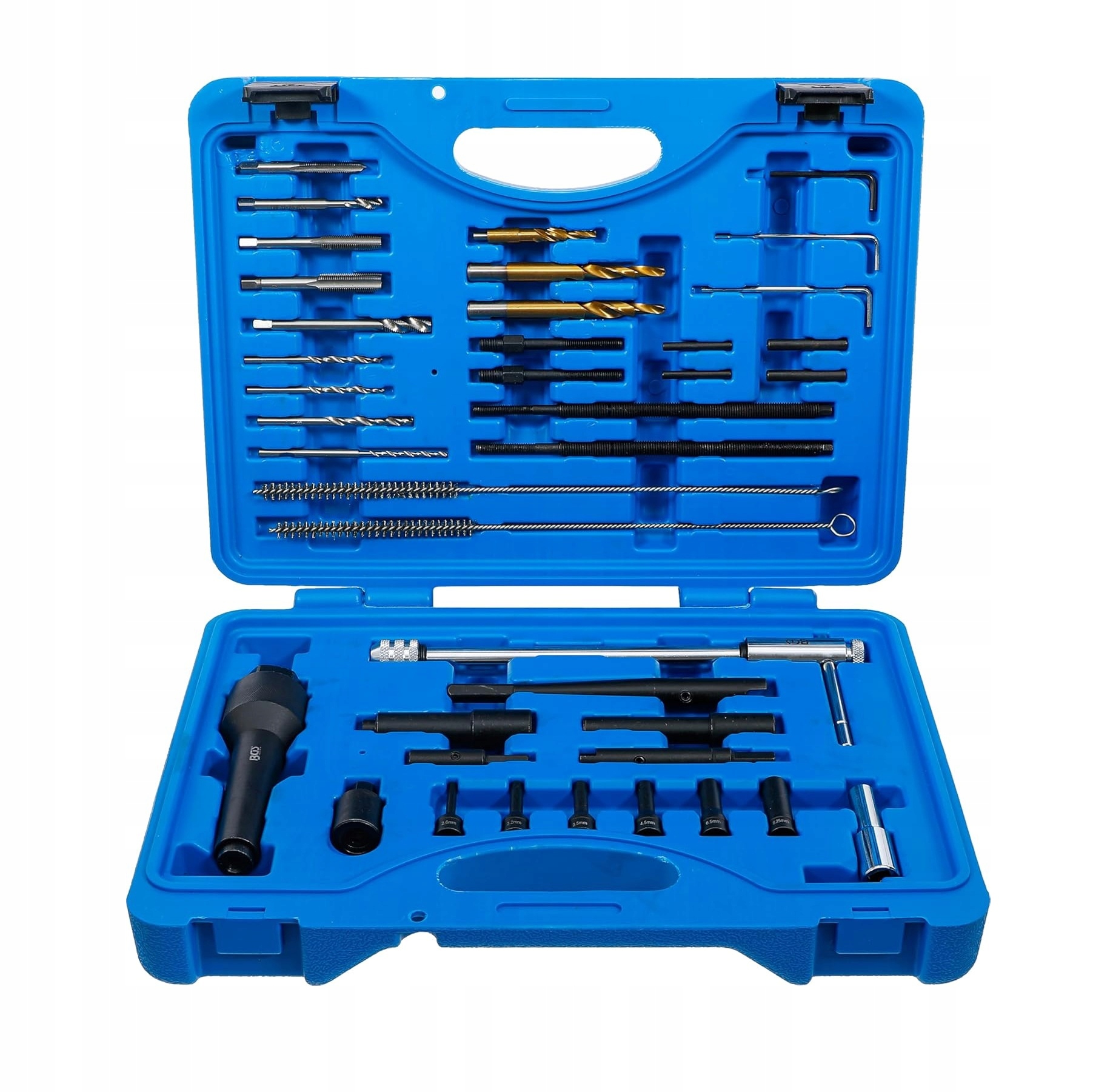 Sada Bgs 9565 na demontáž žhaviacich sviečok a opravu závitov M8 M10 41 ks