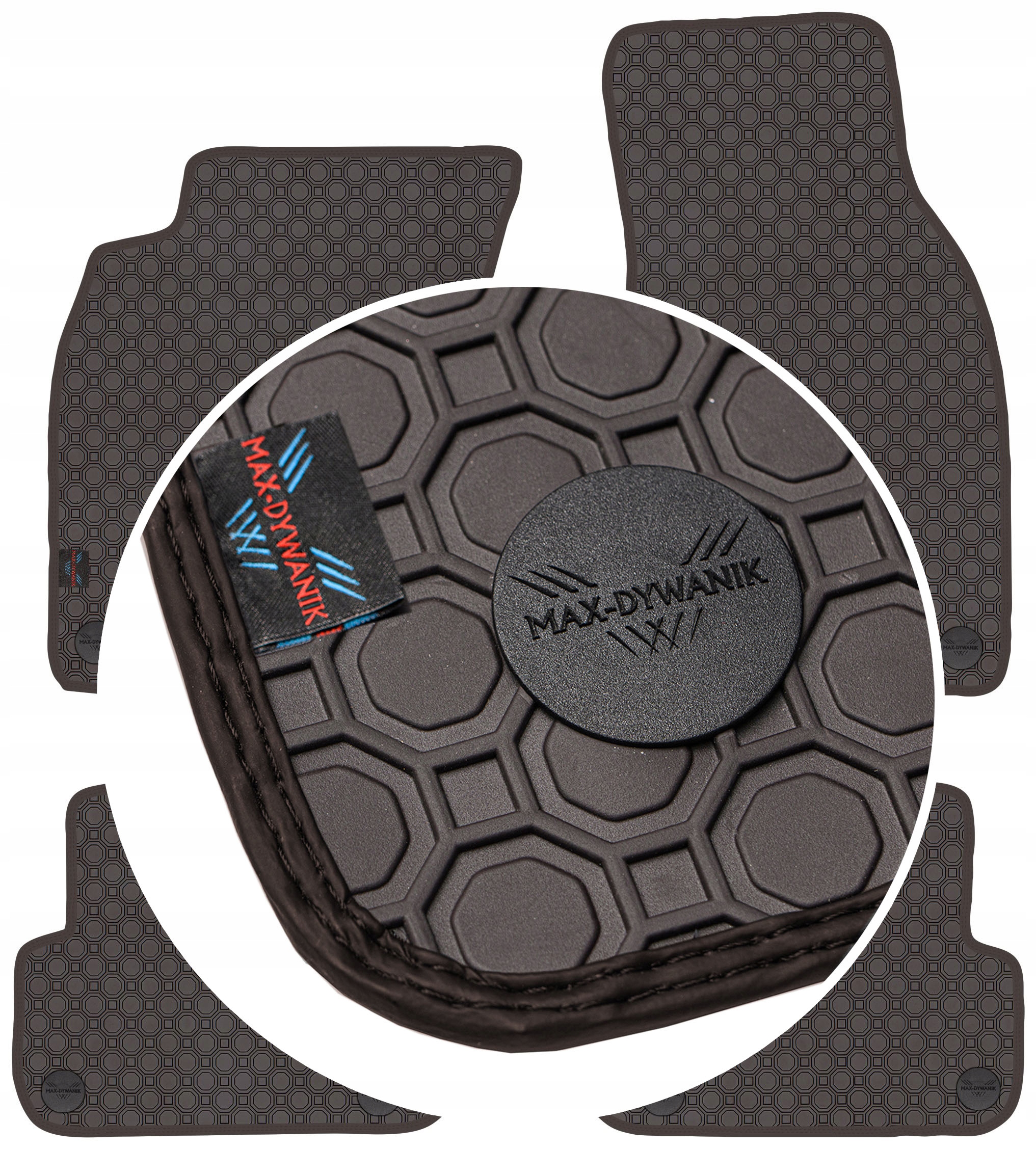 Audi A6 C6 2006-2011 Koberce Hnedé