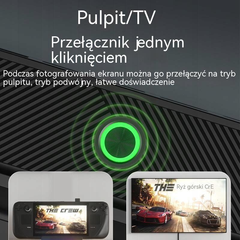 Rozszerzone interfejsy do Steam Deck z RGB Kod producenta asdgdsf689