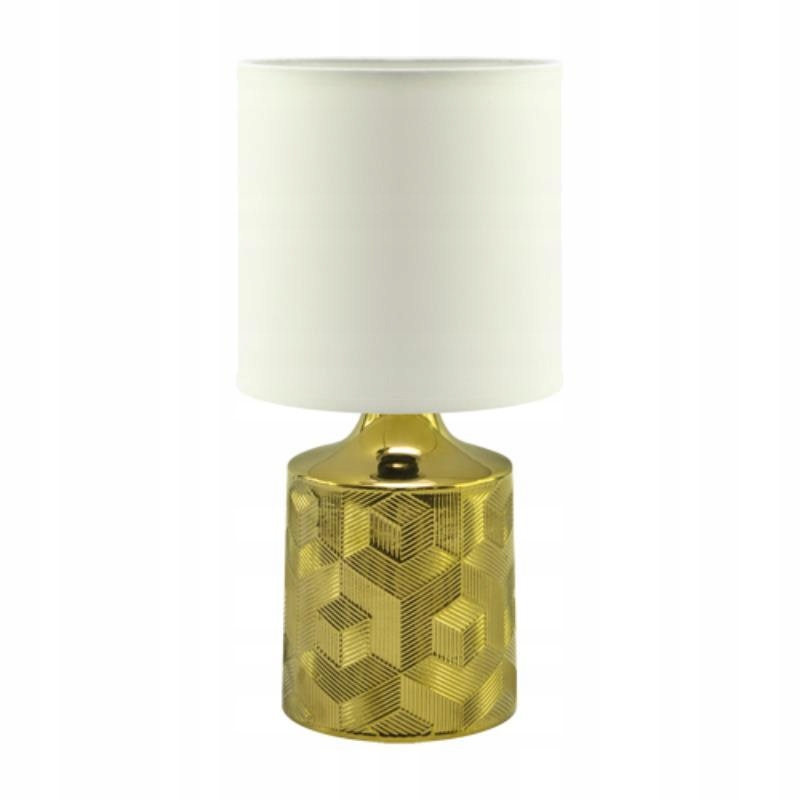 

Lampa stołowa nocna Linda E14 03786 Gold/White