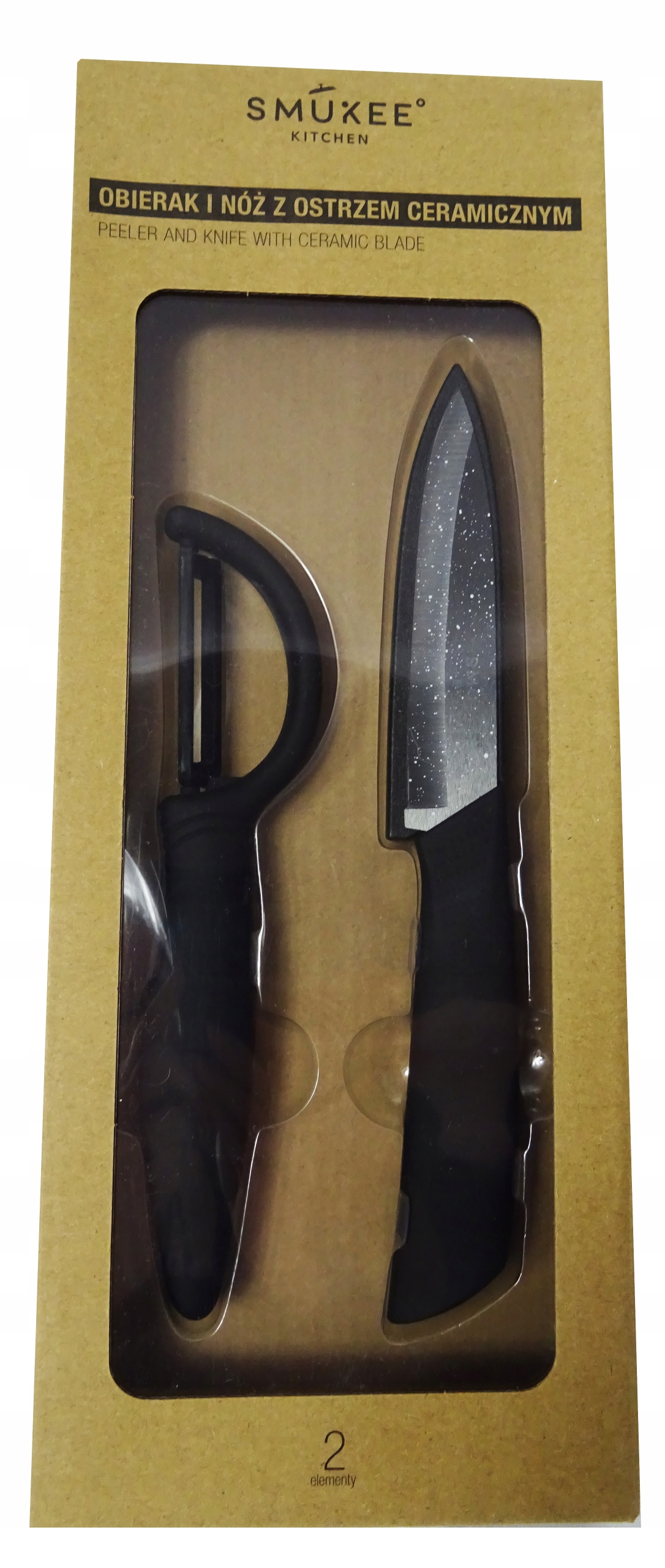 OBIERAK I NÓŻ ceramiczny Z OSTRZEM CERAMICZNYM