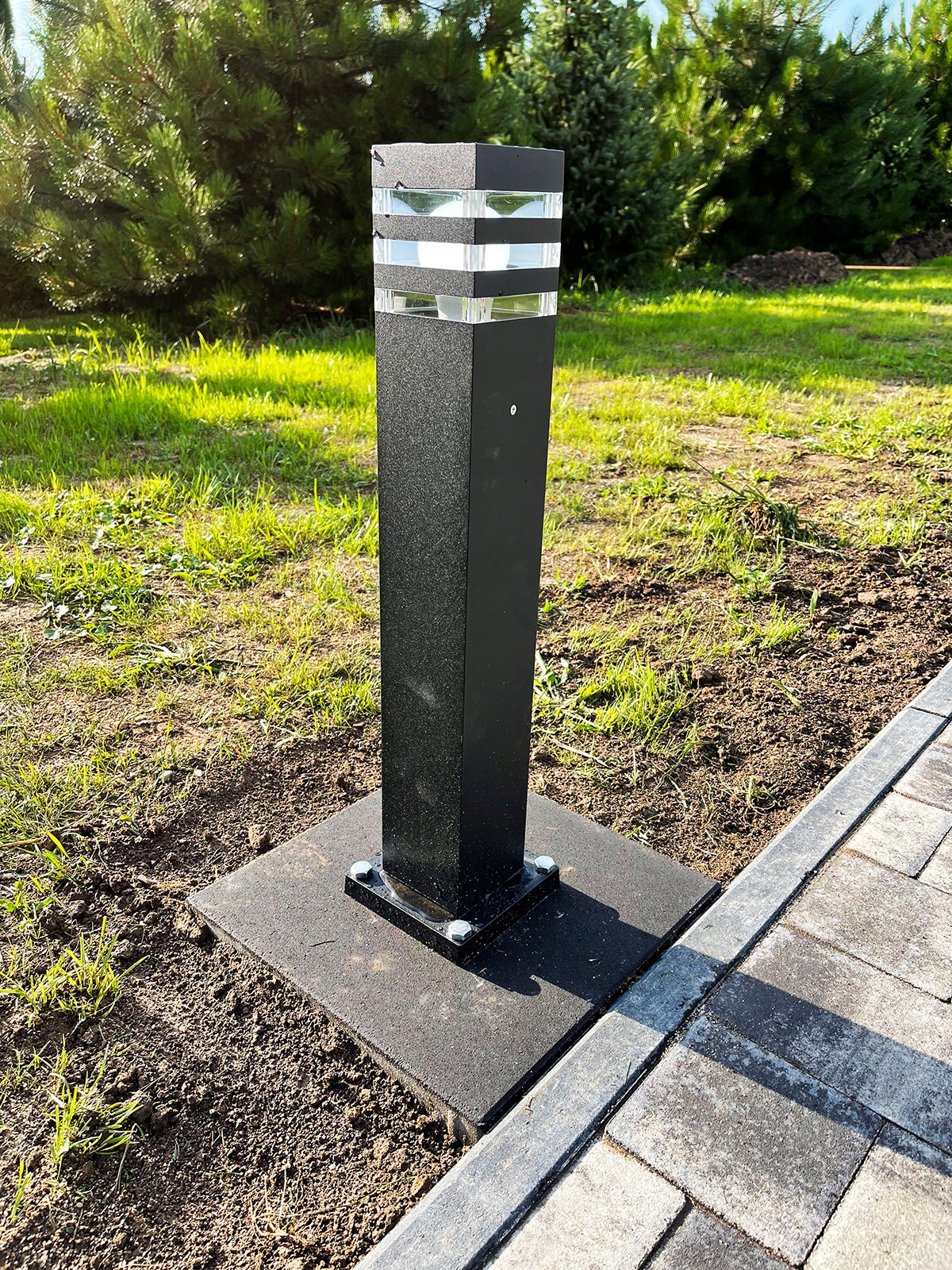 Lauko stulpo sodo lempa, stovi 40cm. Gamintojo kodas, LED polių sodo lempa, 5570