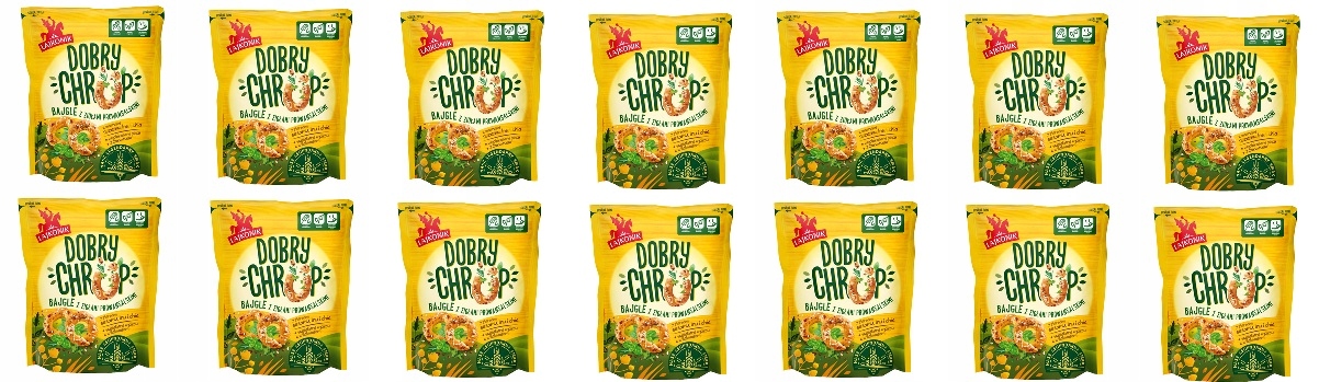 Levně 14 x 100 g Lajkonik Dobrý křup Bagel s bylinkami Karton