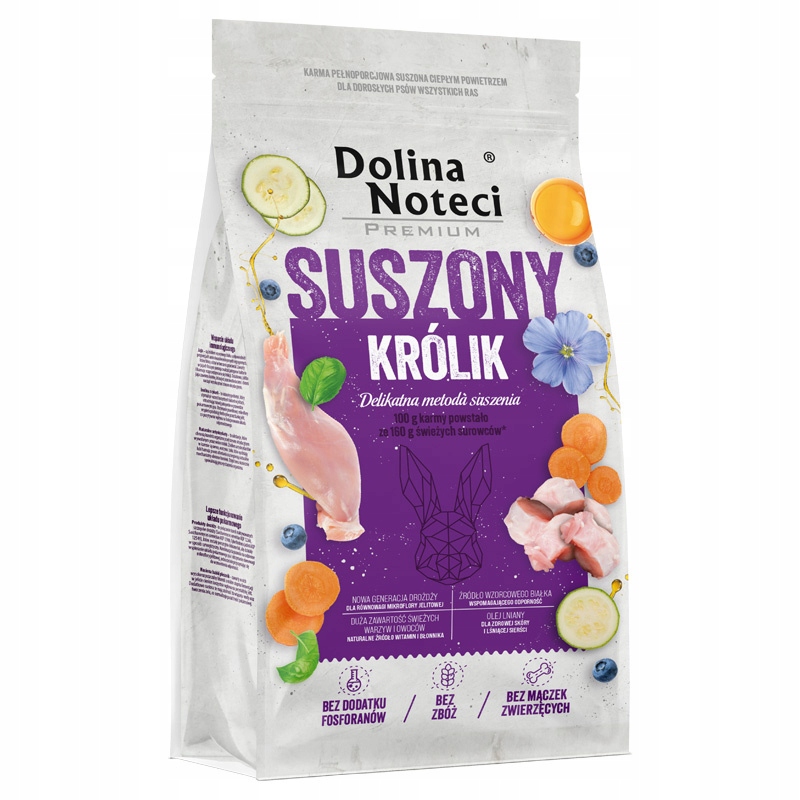 Dolina Noteci Premium Karma suszona dla psa królik 9 kg