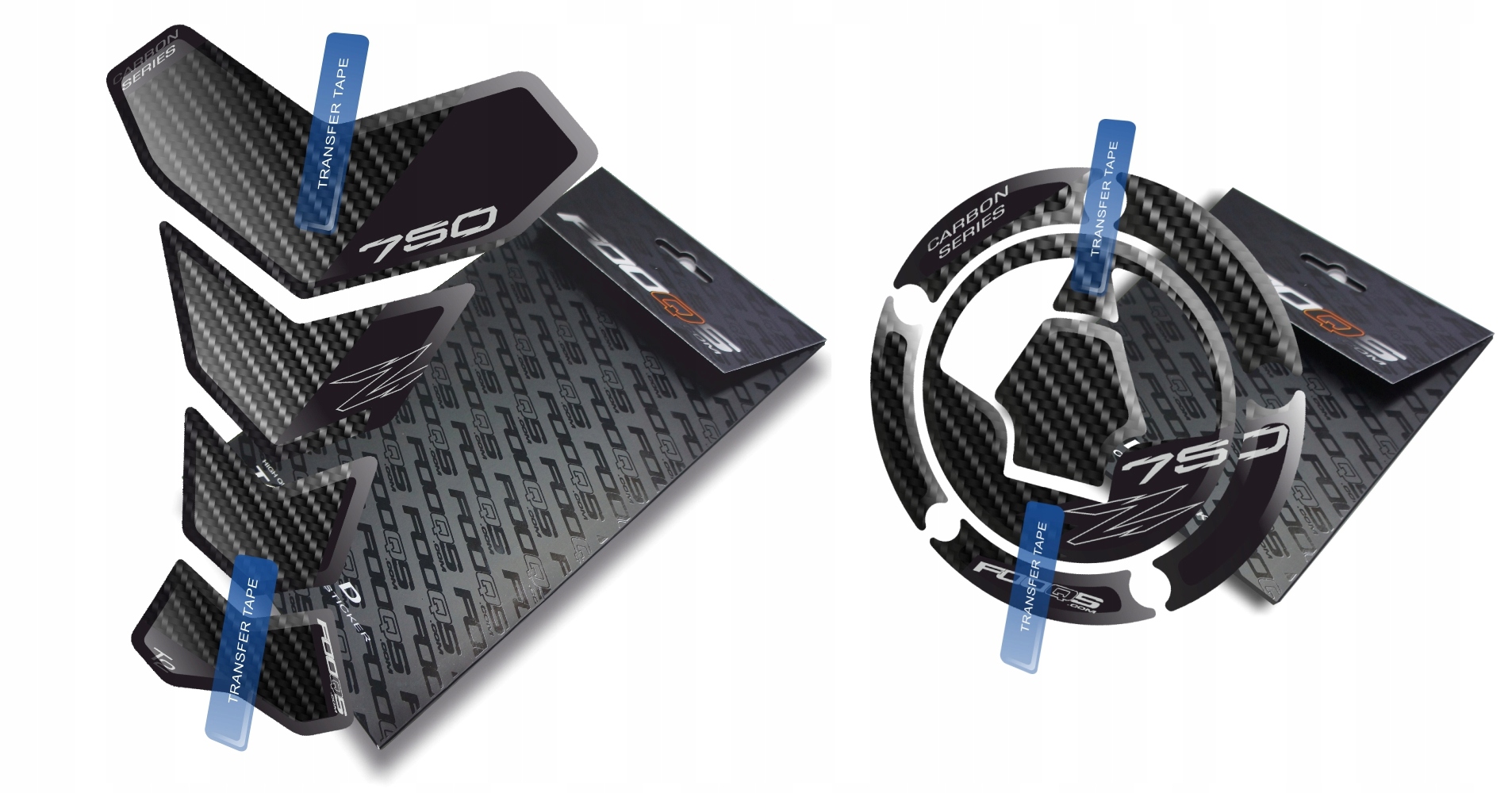 

Tank-pad Cap-pad firmy Fooqs Kawasaki Z-750 Carbon