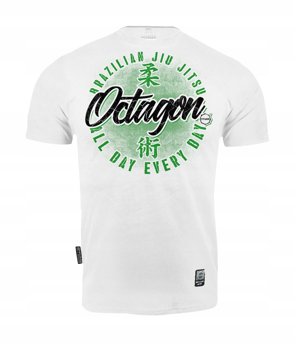 

T-shirt Octagon Brazilian Jiu Jitsu white r. XL