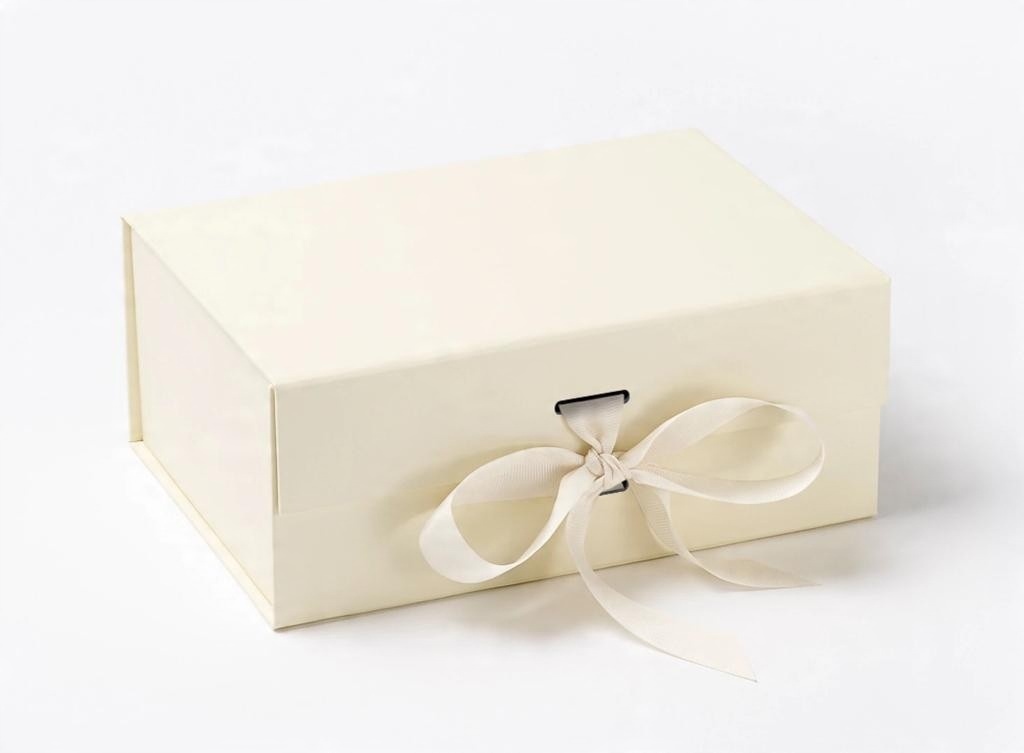 

Pudełko prezentowe ecru małe personalizowane