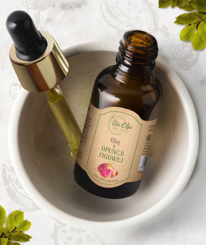 OLEJ z OPUNCJI FIGOWEJ 100% ZMARSZCZKI POD OCZAMI Marka BioOlja
