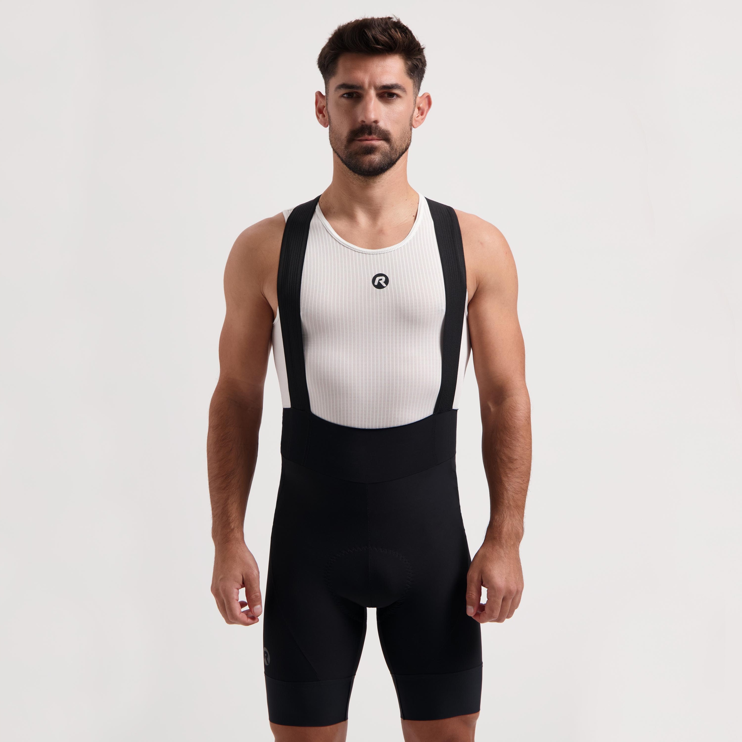 Rogelli Signature – pánské kraťasy s ramenními popruhy a vložkou