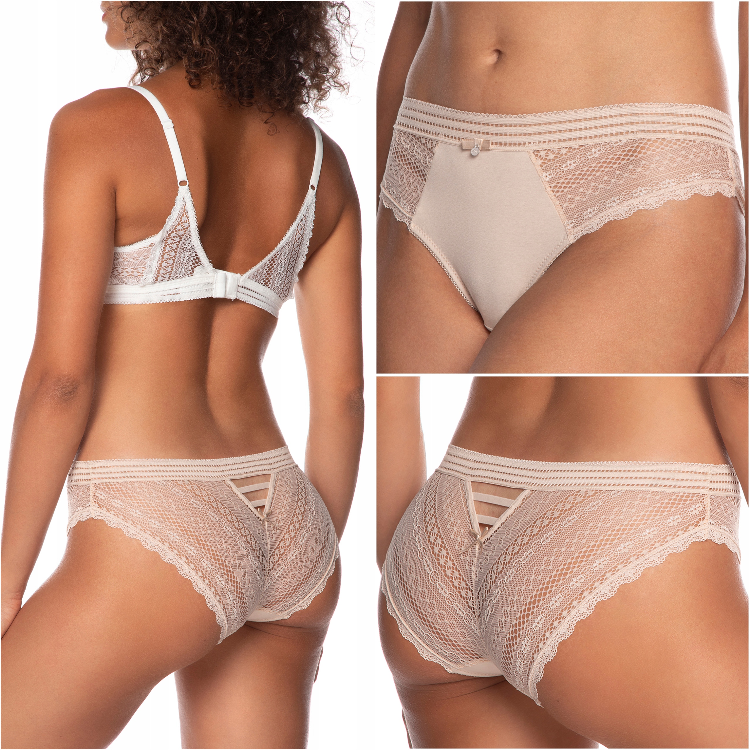 

Figi damskie 2 Pary Lama 4004MB majtki bikini S