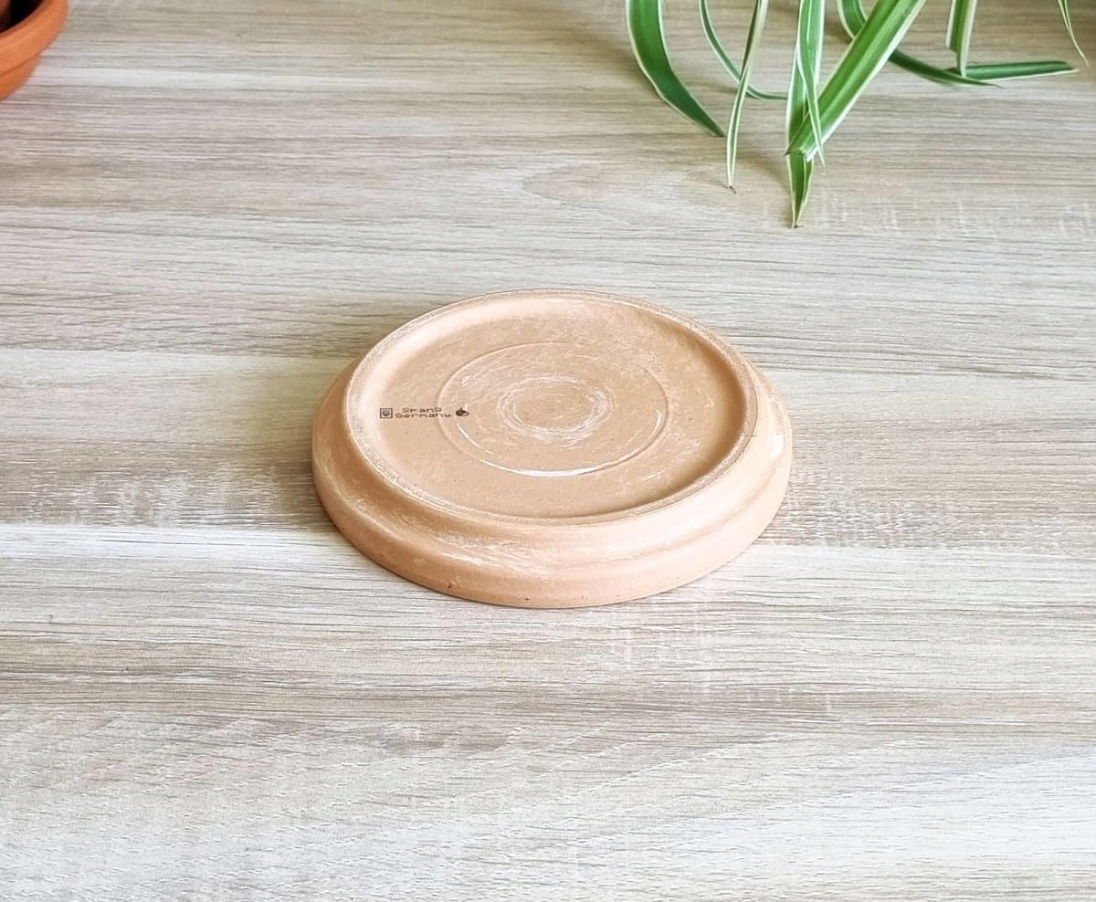 PODSTAWKA GLINIANA do doniczek PIASKOWA 11cm Szerokość produktu 11 cm