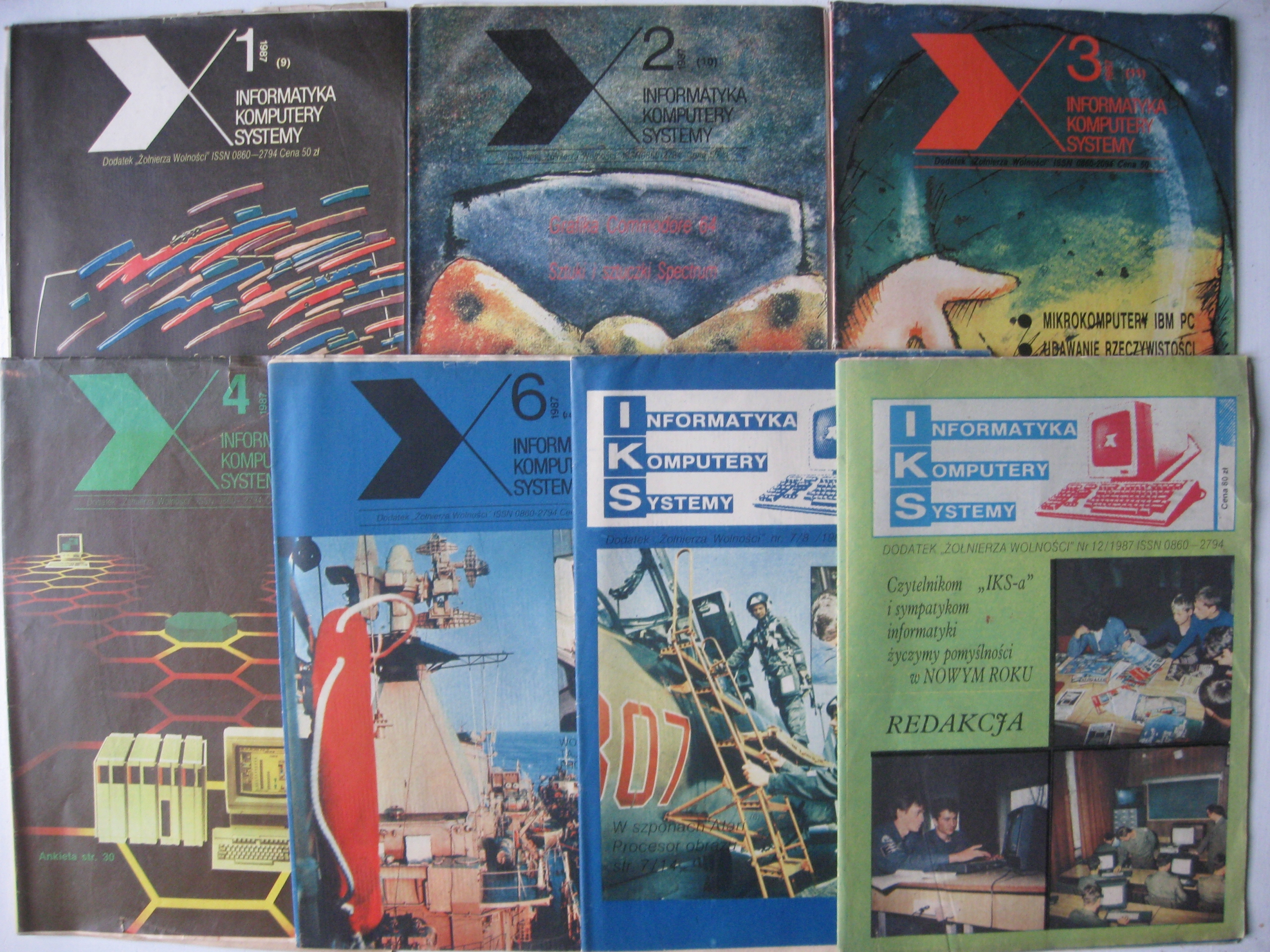IKS Informatyka Komputery Systemy 6 numerów 1987 ISSN 08602794