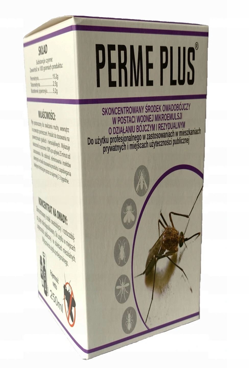 ŚRODEK NA OWADY ZAMGŁAWIANIE - PERME PLUS 250 ML