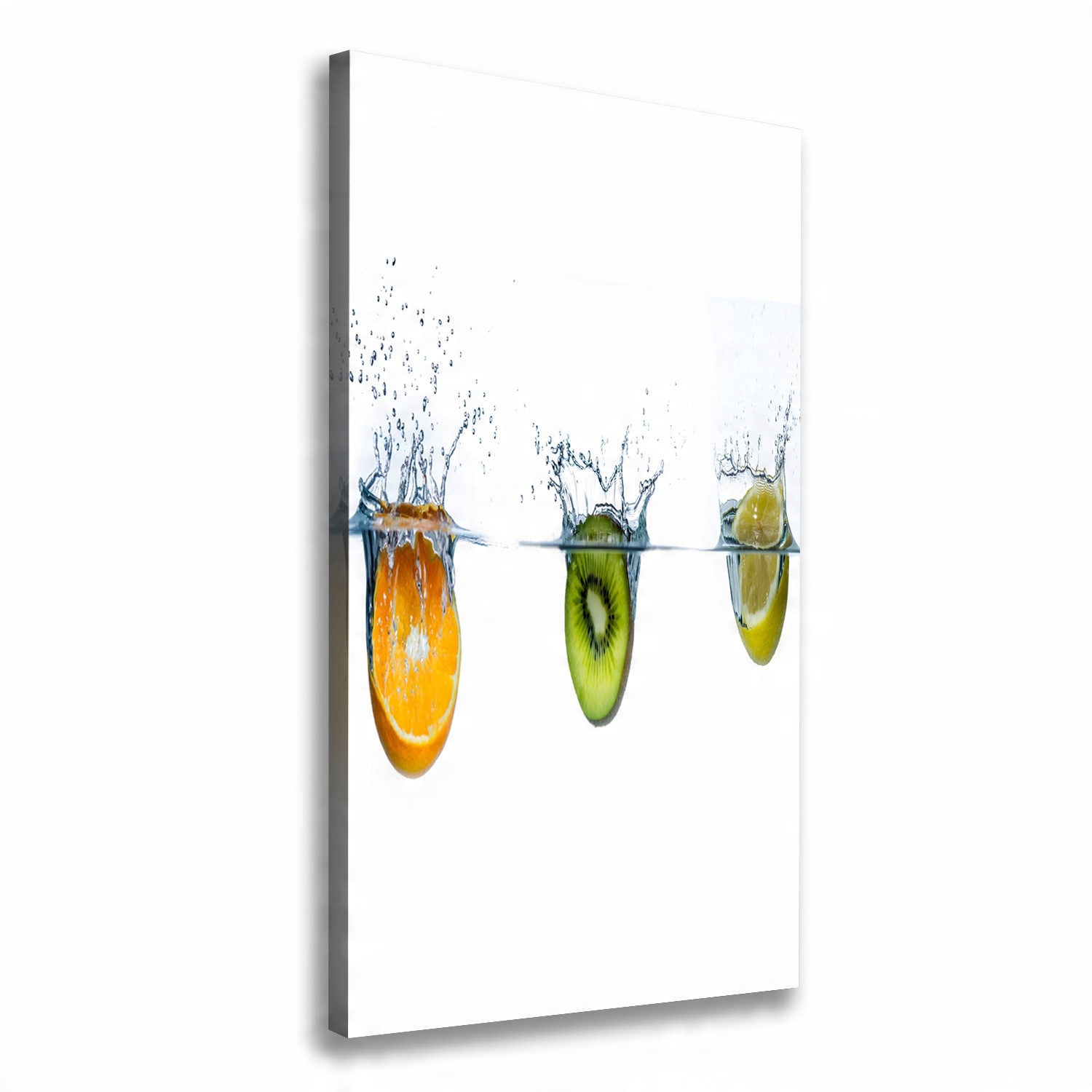 

Foto obraz na płótnie Owoce pod wodą 50x100 cm