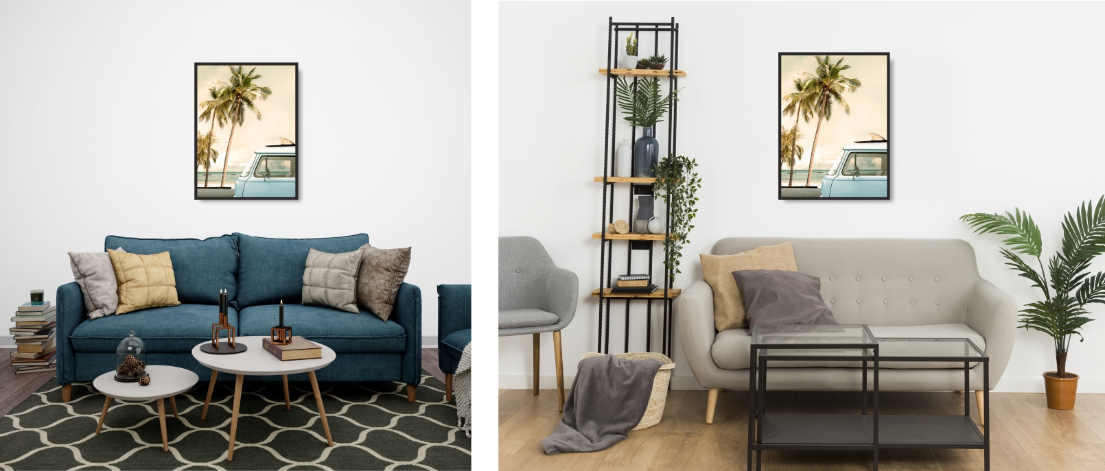 PALMY PLAŻA MORZE plakat obraz 21x30cm #131 Liczba sztuk 1