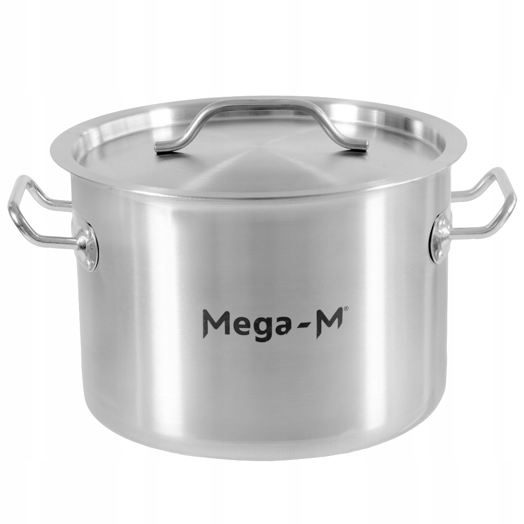 Indukční hrnec z nerezové oceli s Víkem 14 l, průměr 30 cm, Standard