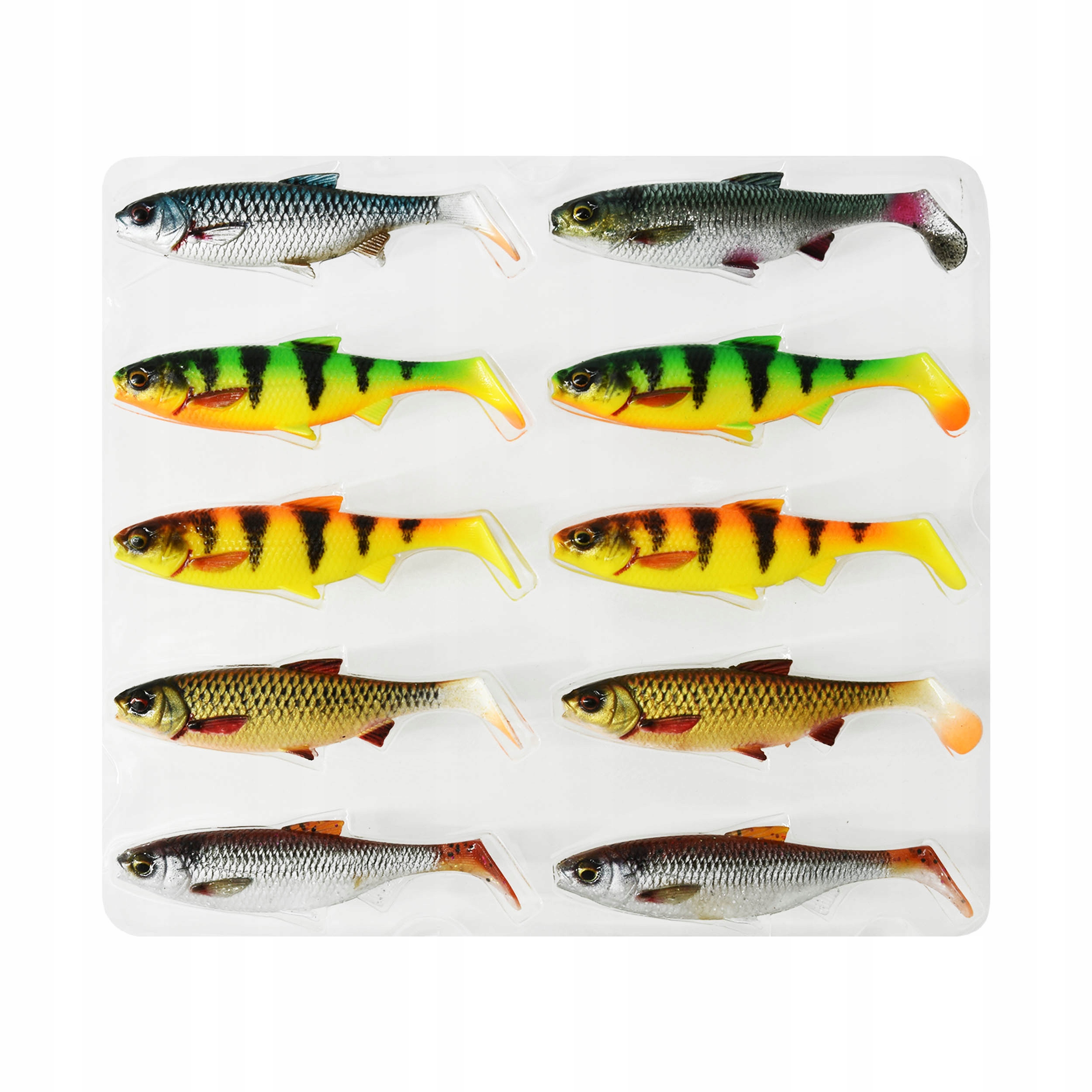 Zestaw przynęt miękkich gum Savage Gear 3D River Roach 10cm 10g 10szt.
