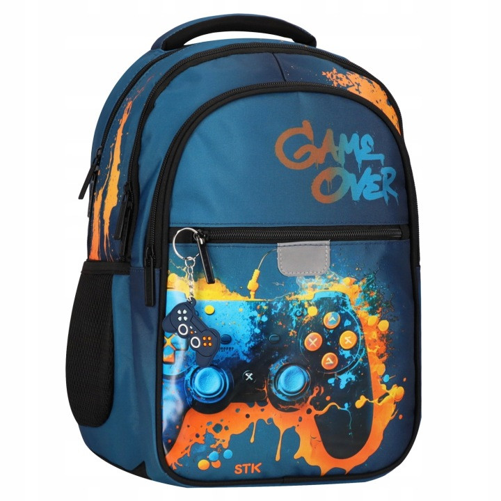 Plecak Szkolny Młodzieżowy Klasa 3+ wielokomorowy Gaming Pad
