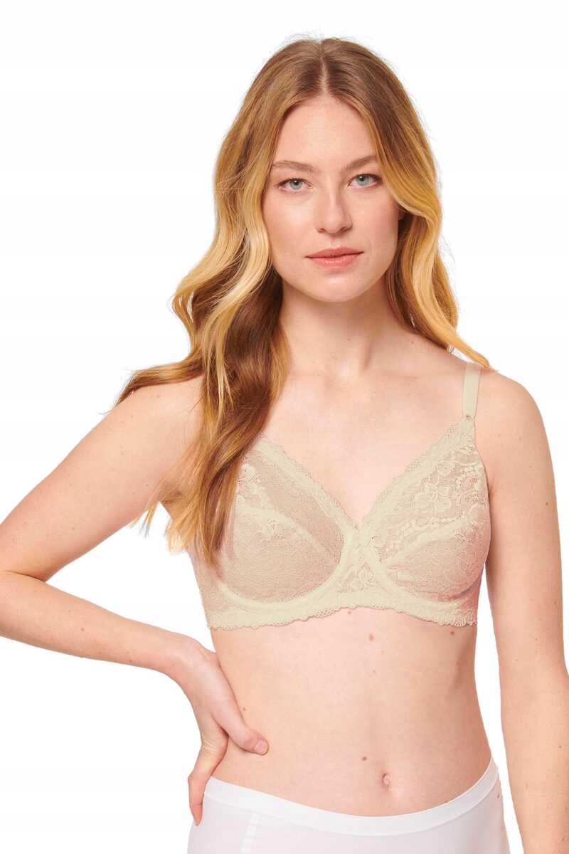 Triumph Biustonosz miękki koronkowy stanik Compliment skin 90D