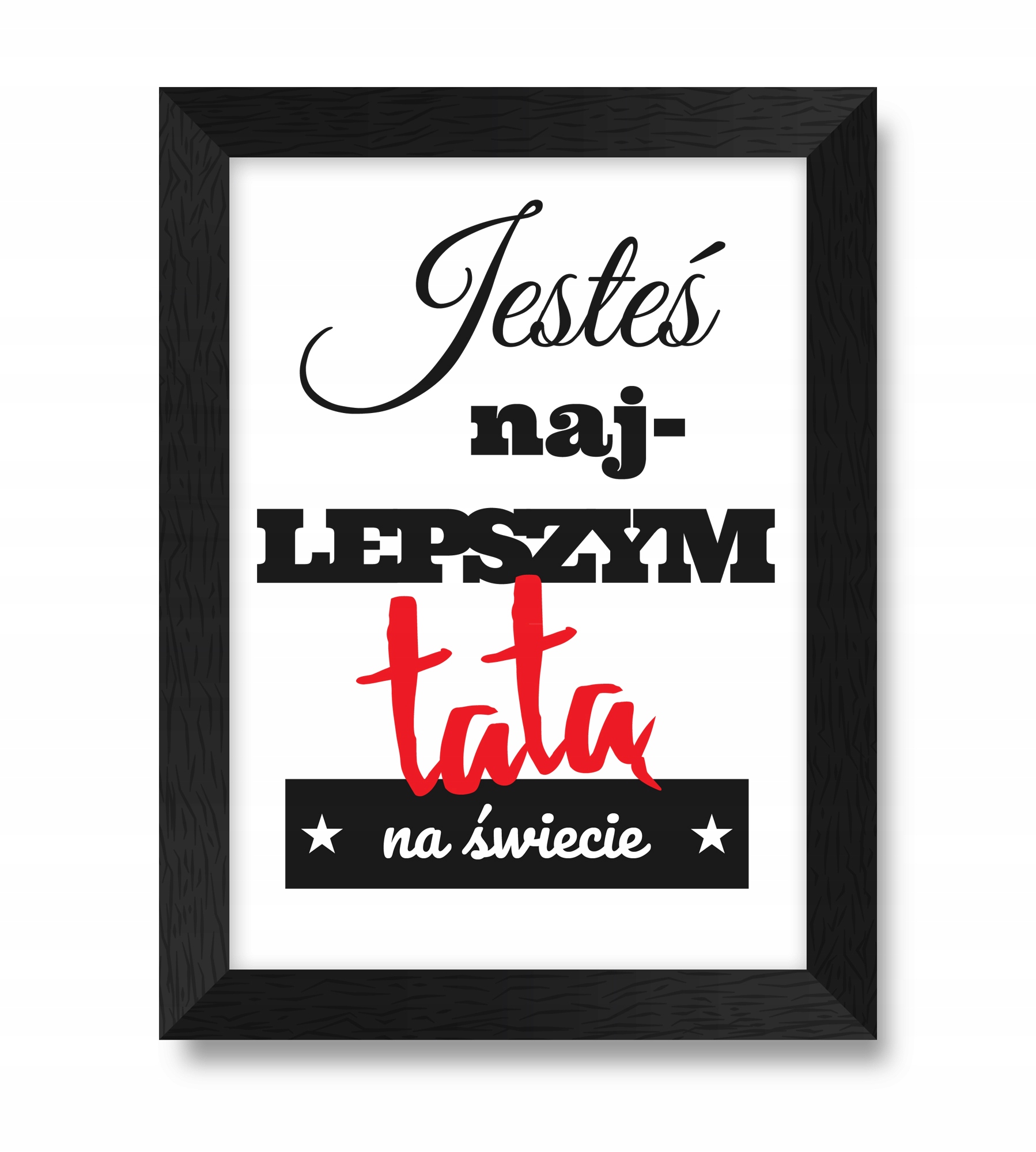 

na Dzień Ojca dla Taty obrazek w ramce
