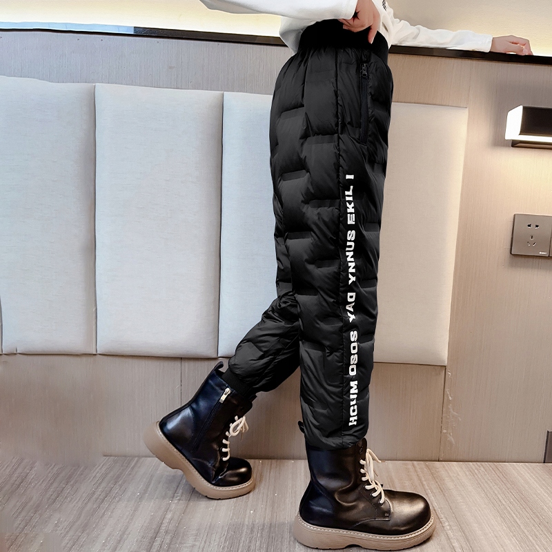 CIEPŁE GRUBE SPODNIE DRESOWE OCIEPLANE JOGGERY zimowe pikowane dziecięce Bohater Inny