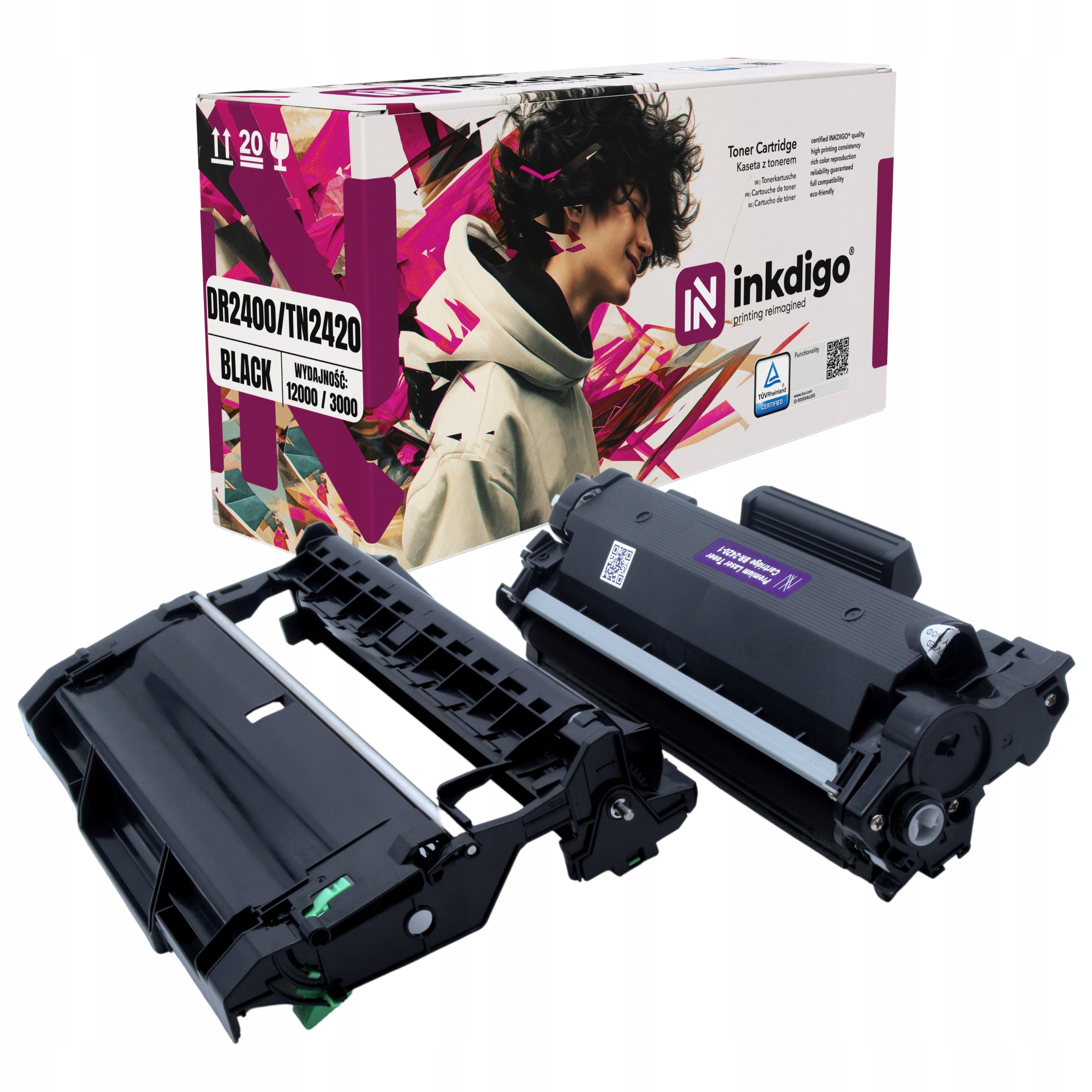 Náhradní toner buben pro tiskárnu Brother Dcp-l 2510 2530 Mfc-l 2710 2750