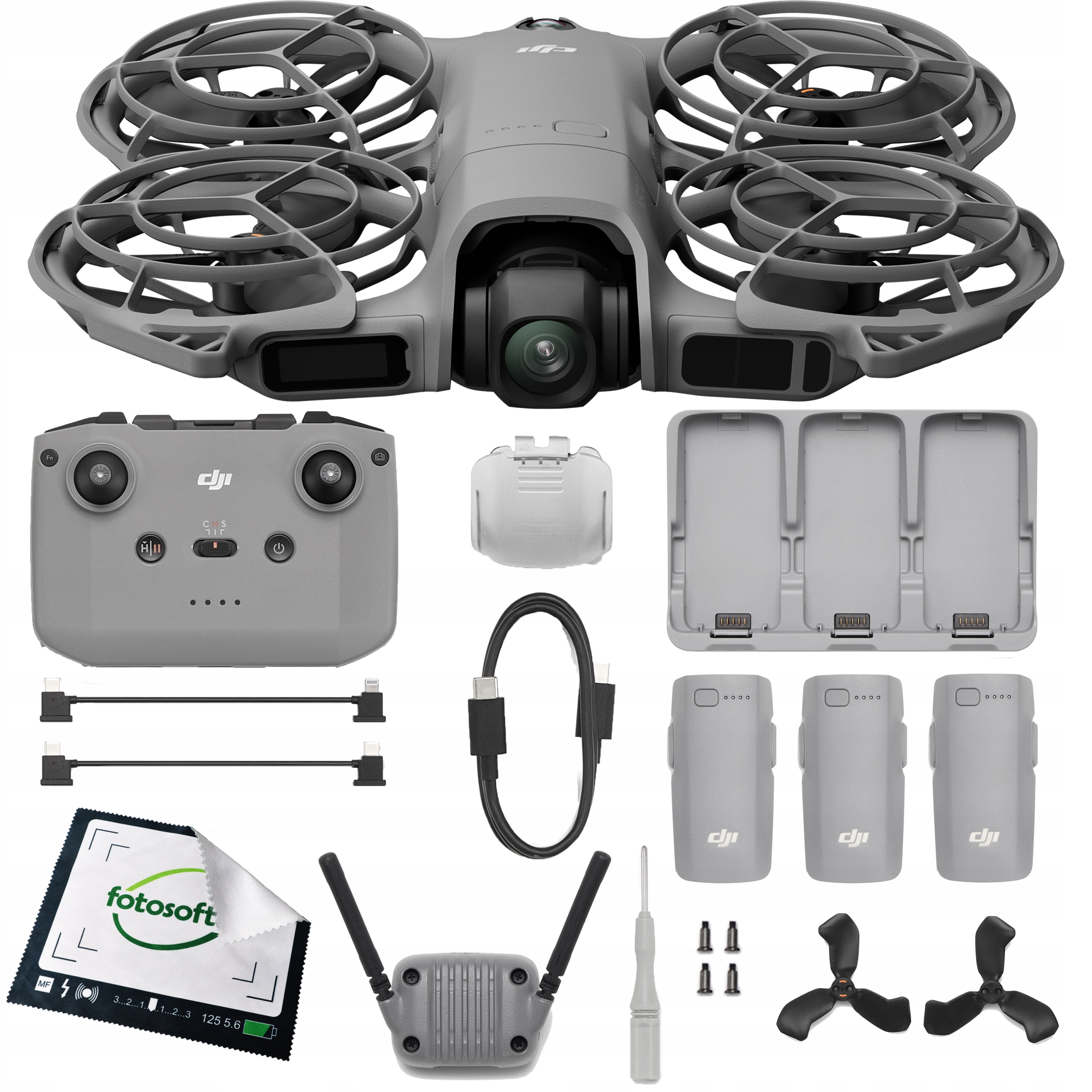 Dji Neo 2 Fly More Combo (RC-N3) 4K 60FPS ActiveTrack 19min lotu 49GB