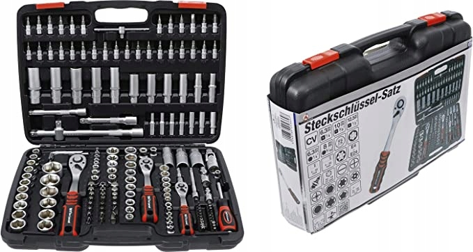 171 Narzędzi 1/4"+3/8"+1/2" BGS