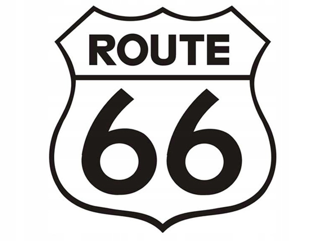 

Naklejka na samochód, motocykl... Route 66