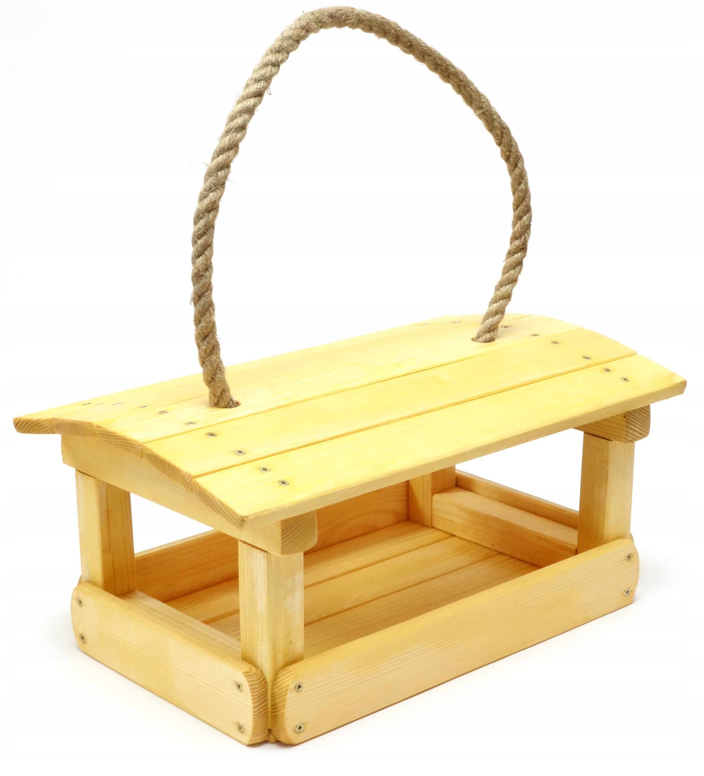 Krmítko Domeček pro ptáky Dřevěná závěsná budka