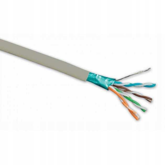 

Przewód skrętka F/utp 4x2x0,5 drut kat.5e AWG24 Pv