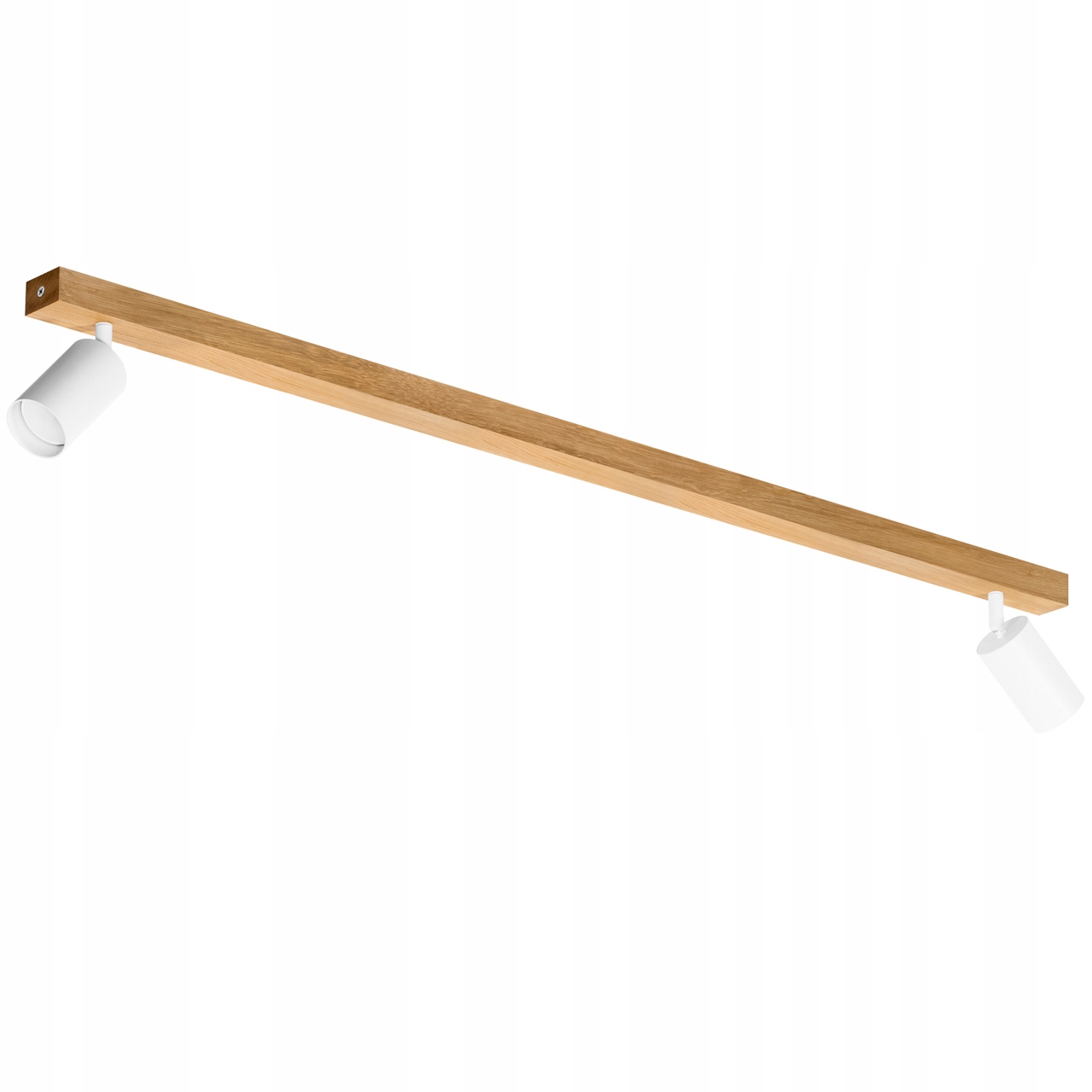 Spot Led stropná lampa Dubová 90 cm Modern Biela GU10 Pohyblivá na omietku