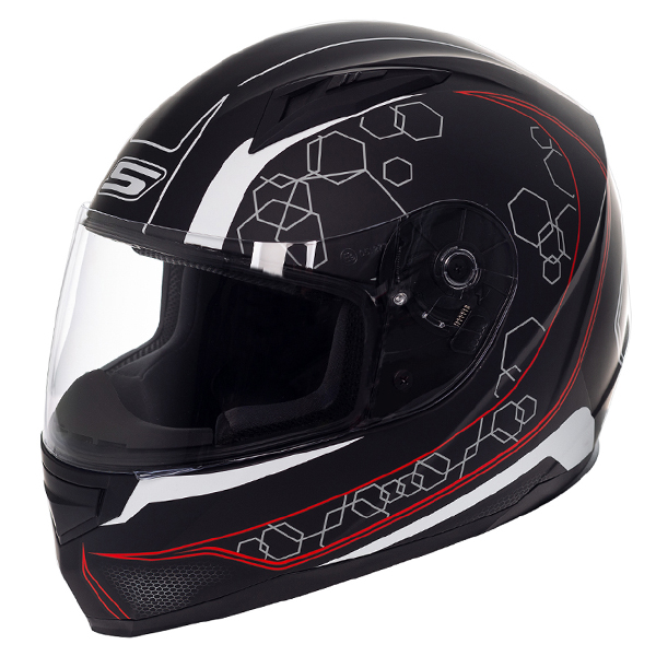 

Kask integralny S-Line S448 czarny czerwony r. M