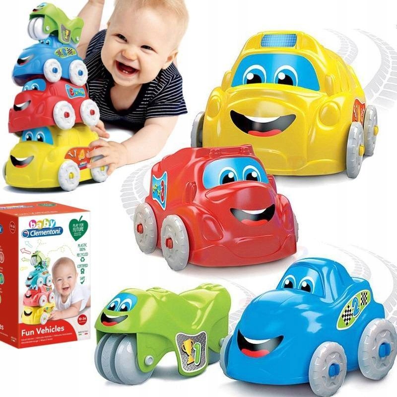 

Wieża Z Autek Piramidka auta układanka Clementoni