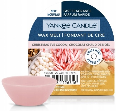 

Yankee Candle Wosk Christmas Eve Cocoa 22g Święta