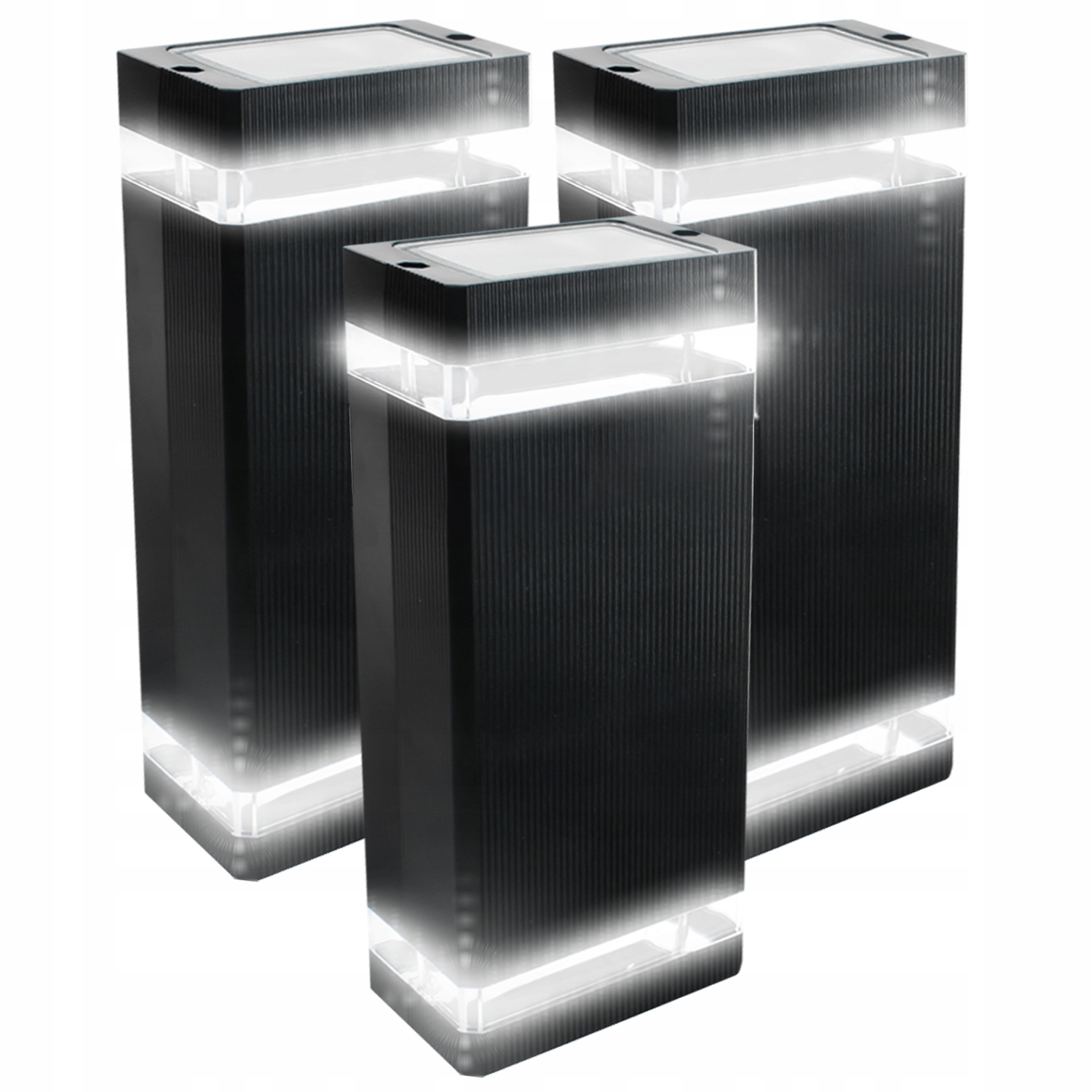 3x Dekorativní venkovní lampa na zeď Nástěnné svítidlo na Terasa Balkon Altán