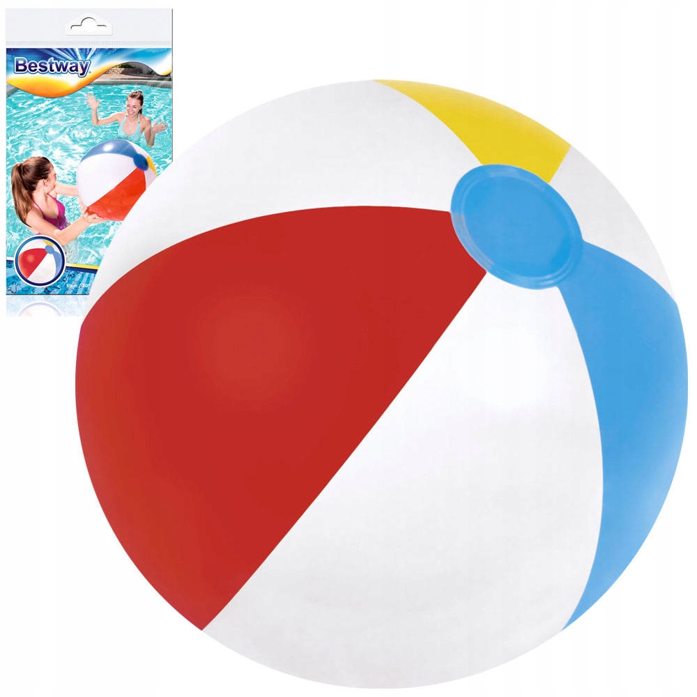 

Duża pompowana piłka plażowa Bestway 51 cm 31021