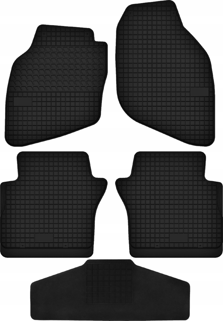 Gumové koberce určené s tunelem pro Honda Jazz II (2002-2008) Tunel