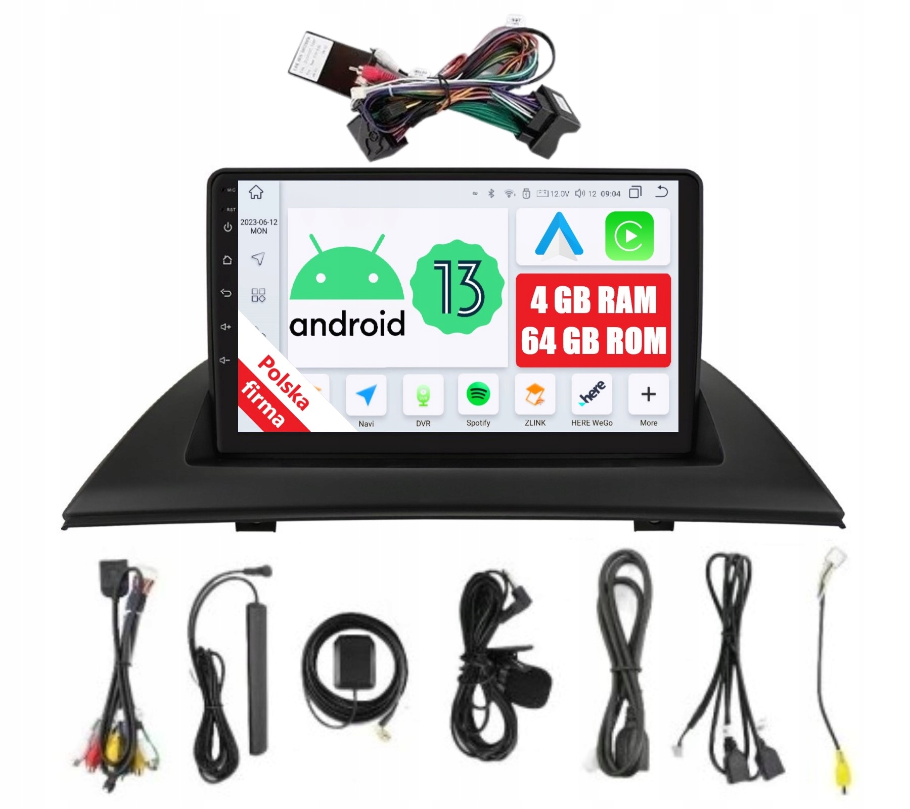 Rádio 2DIN Navigácia Android Bmw X3 E83 4/64 Gb Dsp Carplay Lte