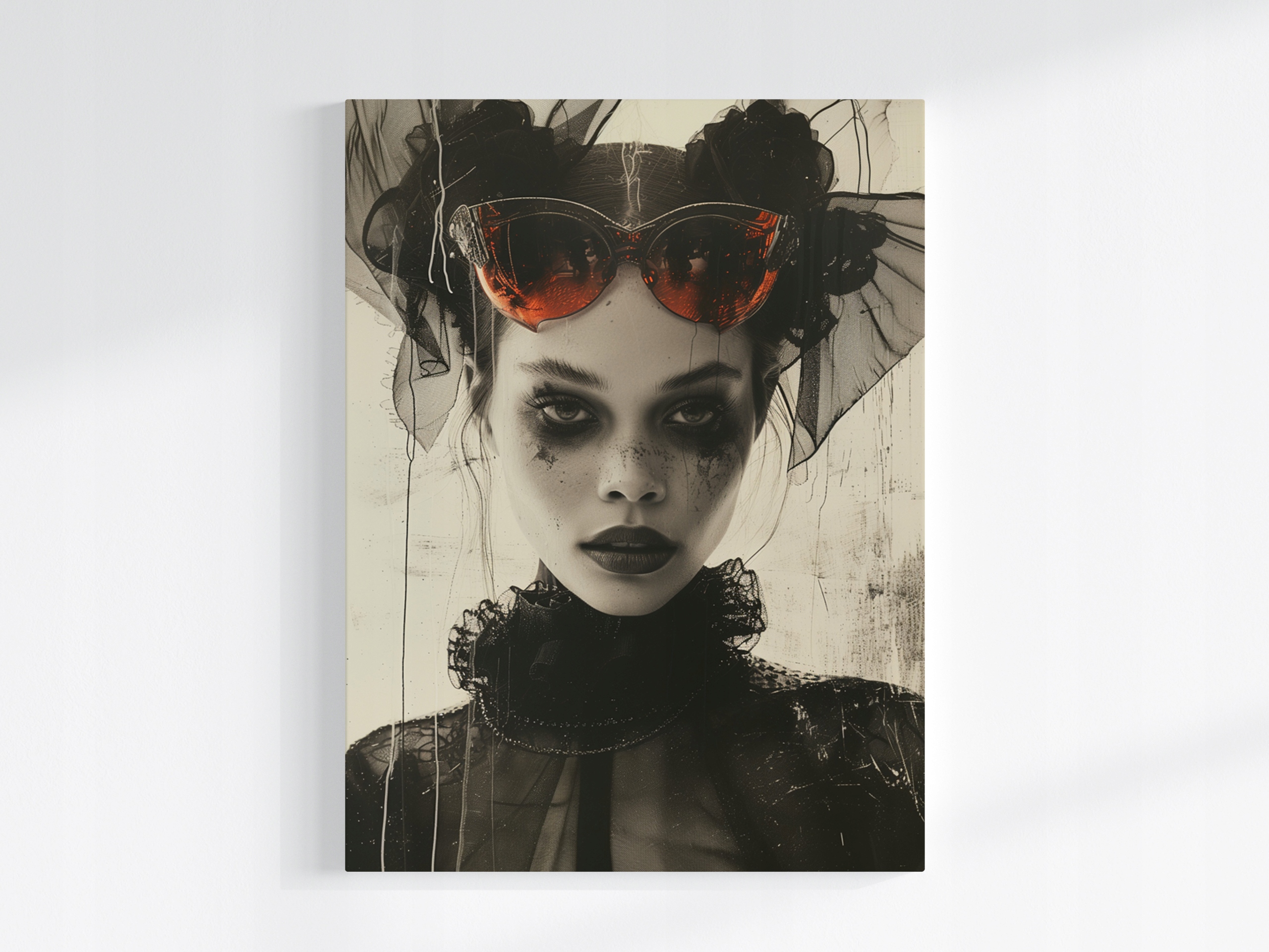 Obraz Na Plátně Canvas Portrét Noir Art Deco Glamour Retro Žena 75x100