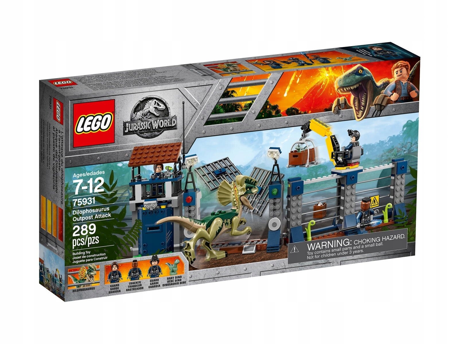 Lego Jurský svět 75931 Útok dilofosaura na stanici Nové