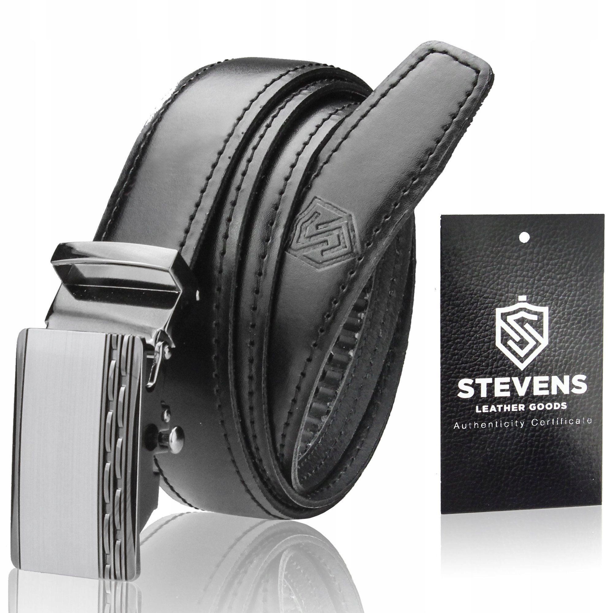

Skórzany Pasek Do Spodni Automat Stevens 105cm 5C