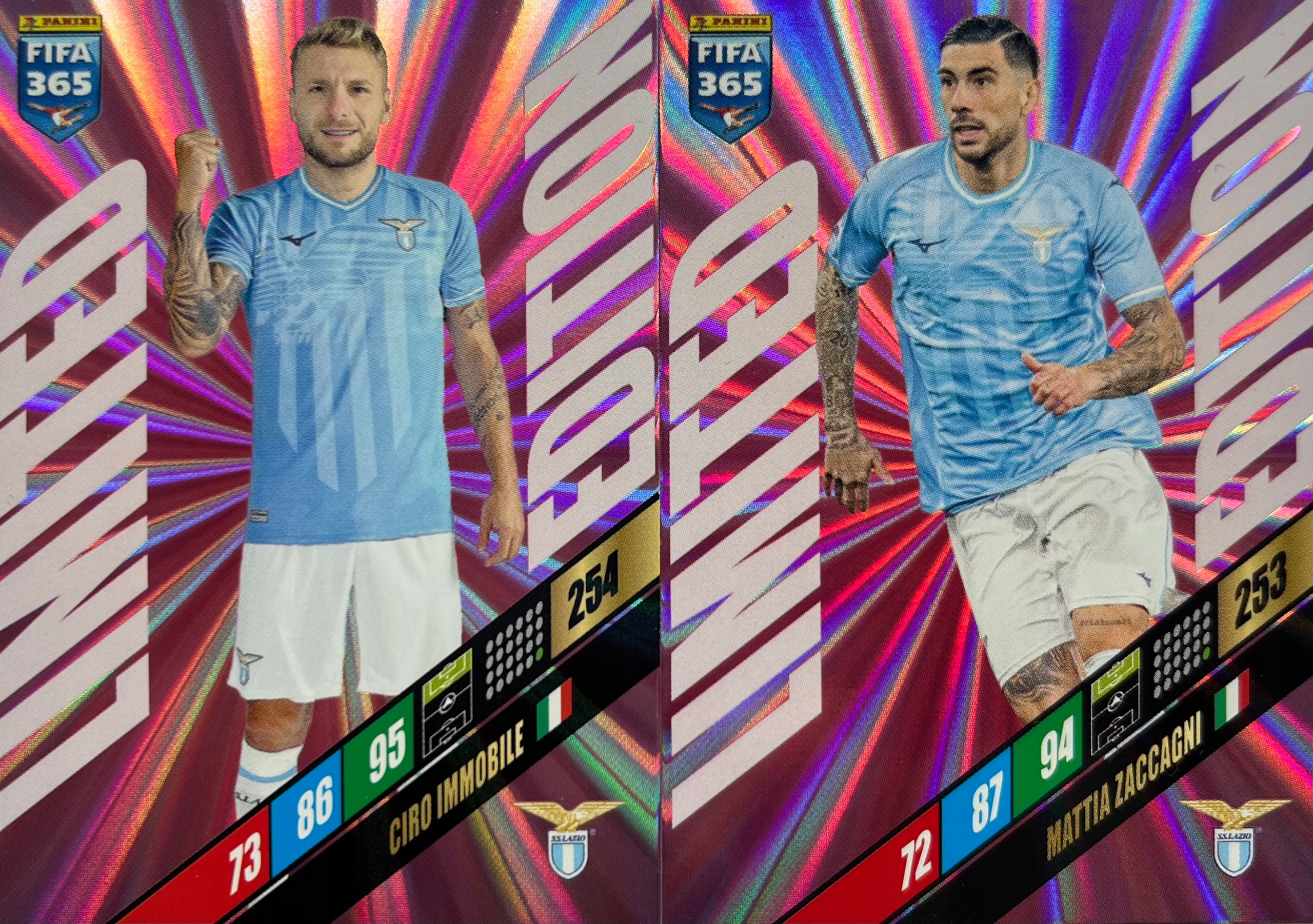 Fifa 2024 Zestaw 2 Kart Limited Ss Lazio Immobile Zaccagni