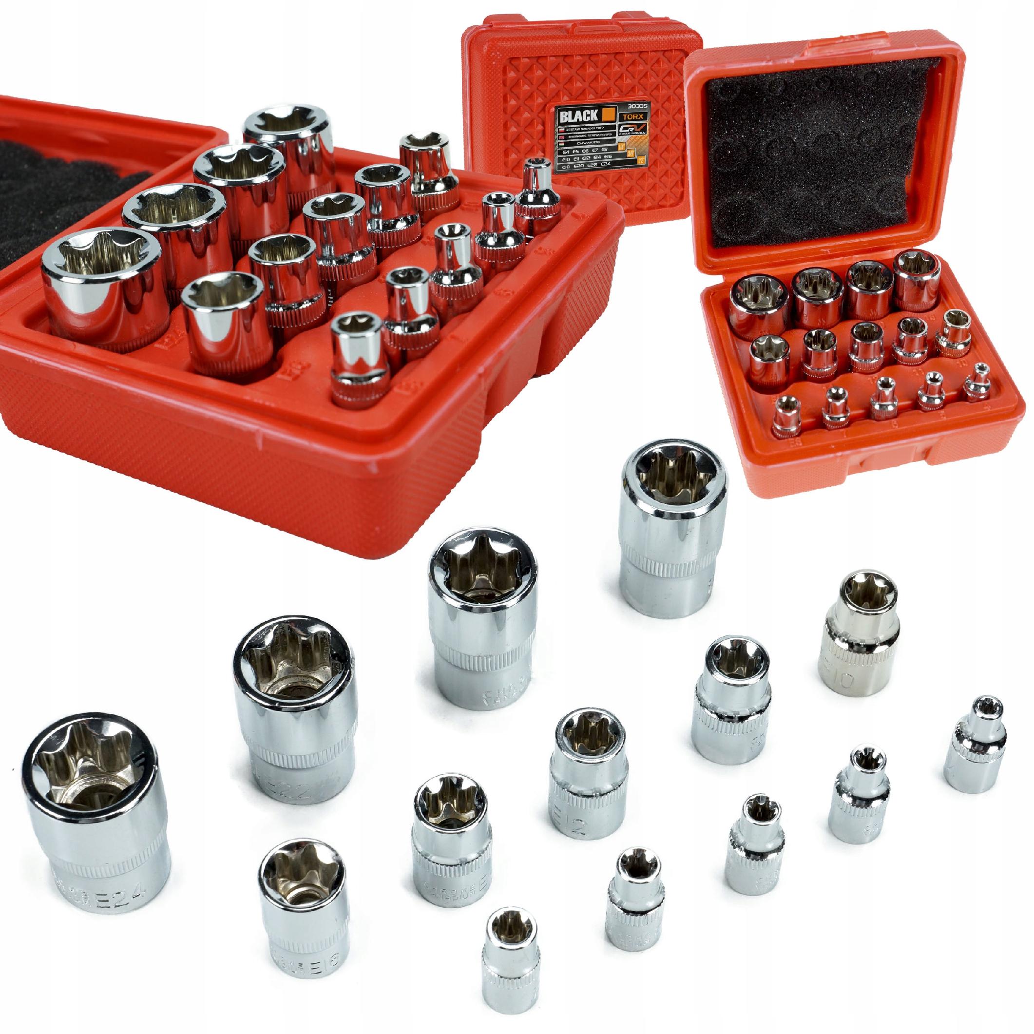 

Zestaw Nasadek Torx Wewnetrzny E4 E24 14SZT Torxy