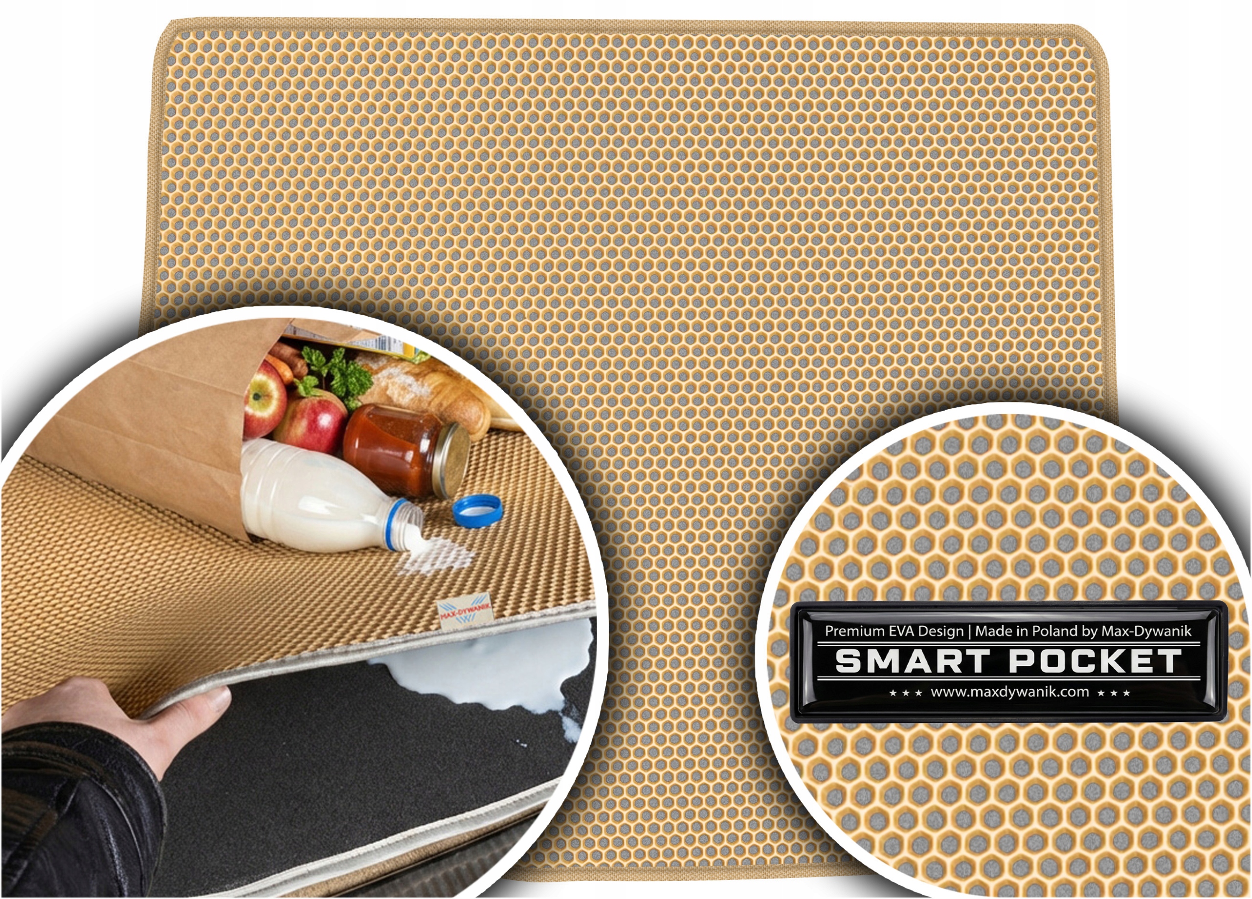 Renault 21 Sedan 1988-1996 Vložka batožinového priestoru Eva Smart Pocket Béžová