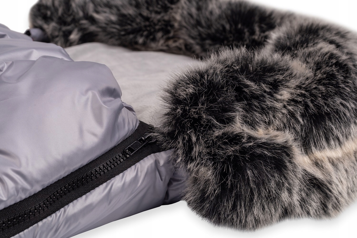 ŚPIWÓR ZIMOWY DO WÓZKA SANEK WODOODPORNY FLUFFY Długość 100 cm