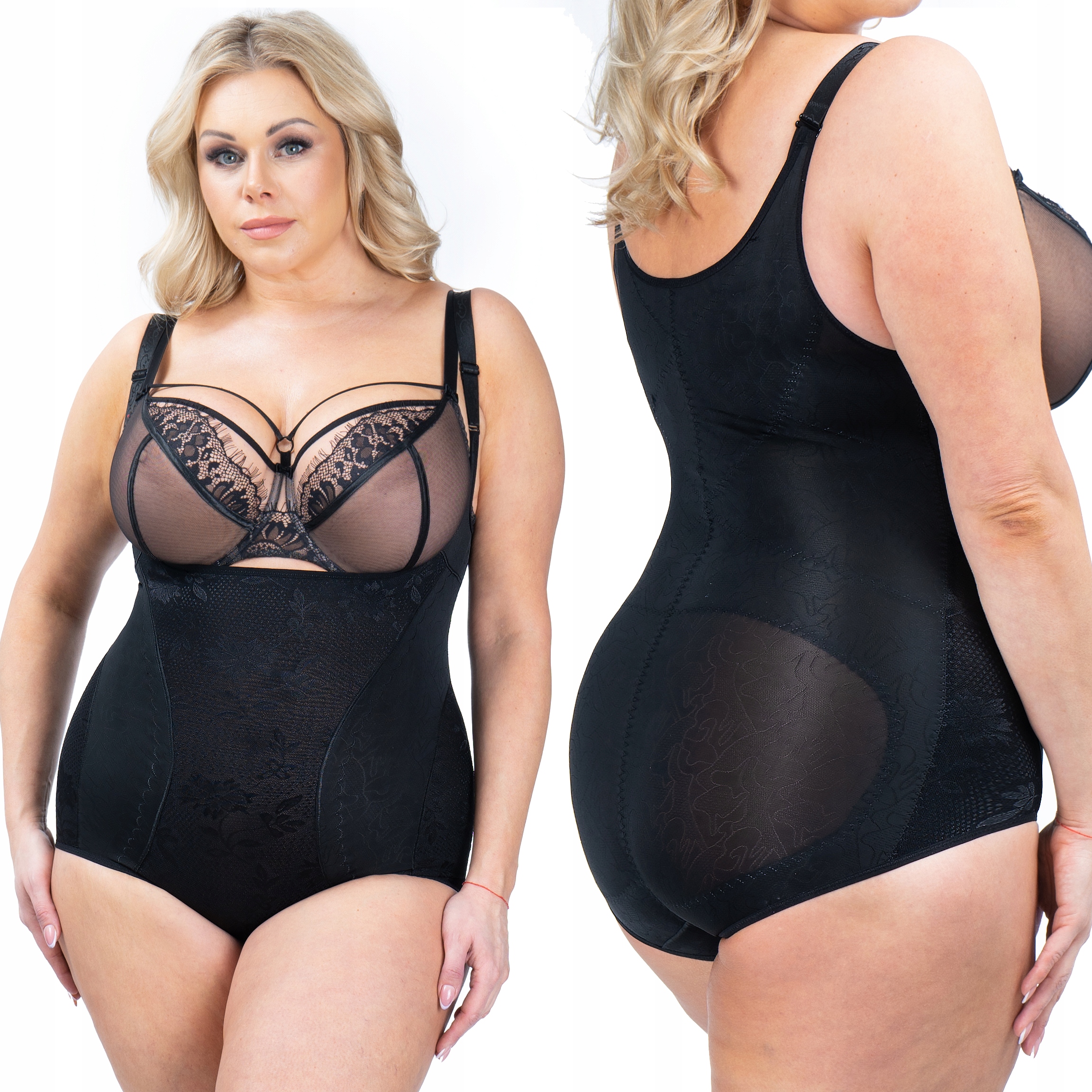 

Body wyszczuplające modelujące majtki Size Plus