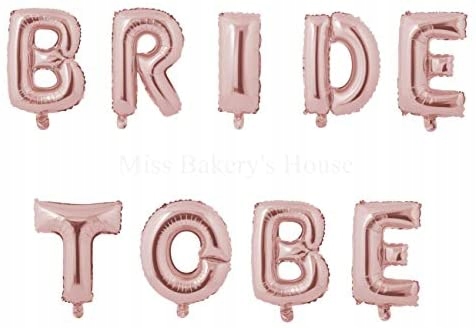 

Balony Bride To Be na wieczór Panieński Gold Rose