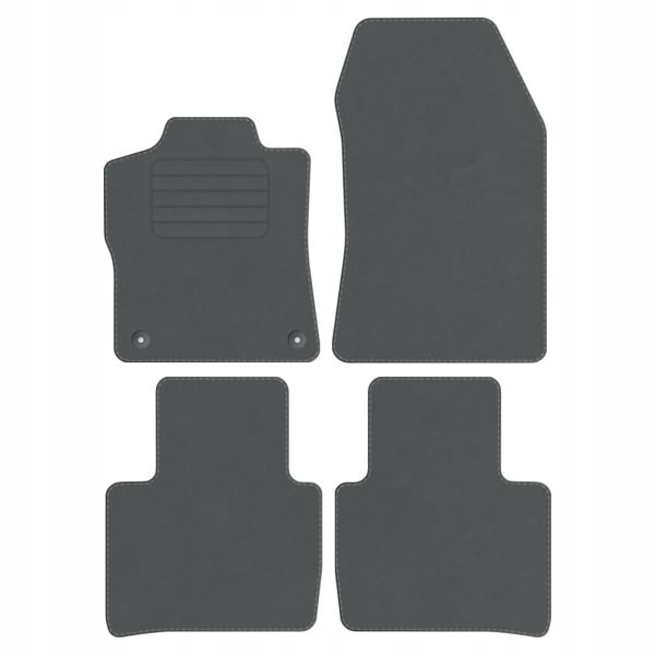 Citroen C5 X 2021- Koberečky velur Comfort Šedé